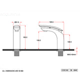 (PRUN)S.L. BASIN MIXER W/BRAIDED PIPES - ACQUAVIVA -  (  - CUBO - 0x15 mm - 0inchX0.6inch )