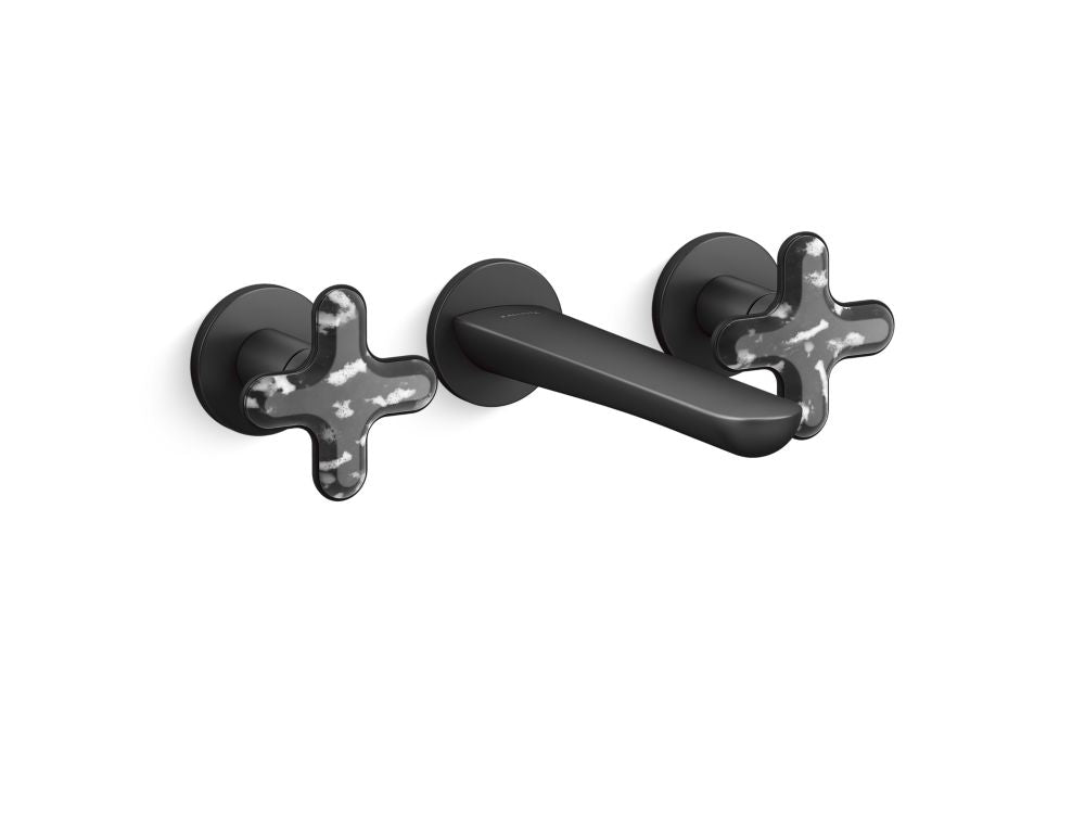 KALLISTA TRIM FOR CONCEALED PART P29304-00-NA WALL MOUNT BASIN MIXER - KOHLER LUXURY -  ( MATTE BLACK - LUXURY - 0x15 mm - 0inchX0.5inch )