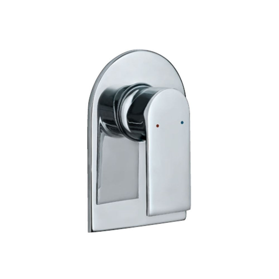 SINGLE LEVER EXPOSED PARTS KIT OF DEUSCH MIXER - JAQUAR FAUCETS - ( CHROME - LYRIC - 0x15 mm - 0inchX0.5inch )