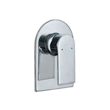 SINGLE LEVER EXPOSED PARTS KIT OF DEUSCH MIXER - JAQUAR FAUCETS - ( CHROME - LYRIC - 0x15 mm - 0inchX0.5inch )