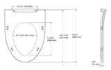 VEIL-SLIM SEAT COVER FOR 75708IN-SS-0 - KOHLER PREMIUM -  ( WHITE - PREMIUM - 0x0 mm - 0inchx0inch )
