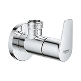 NEW BAUEDGE ANGLE VALVE 1/2INCH X 1/2INCH - GROHE-G2 -  ( CHROME - G2 - BAUCOSMOPOLITAN - 12x12 mm - 0.5inchX0.5inch )