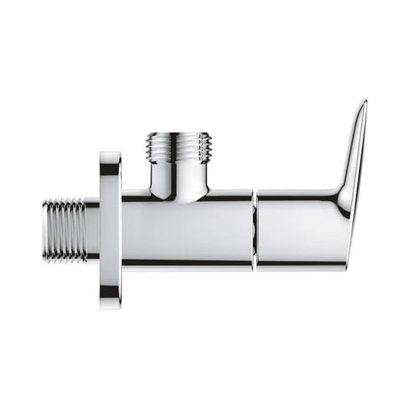 NEW BAUEDGE ANGLE VALVE 1/2INCH X 1/2INCH - GROHE-G2 -  ( CHROME - G2 - BAUCOSMOPOLITAN - 12x12 mm - 0.5inchX0.5inch )