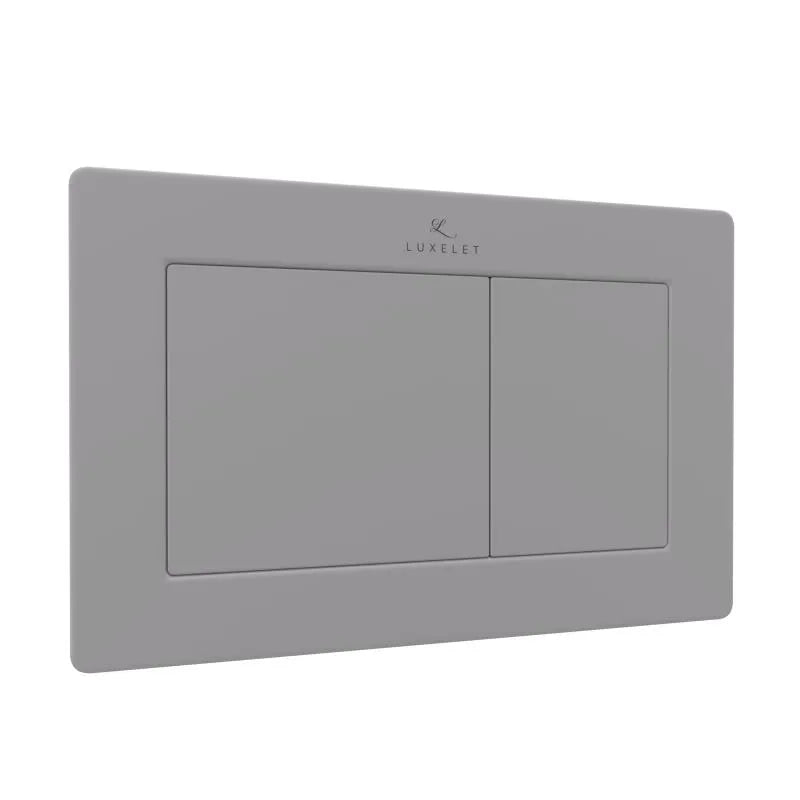 FLUSH PLATES - LUXELET -  ( ASH GREY - FLUSH PLATE - 0x0 mm - 0inchX0inch )