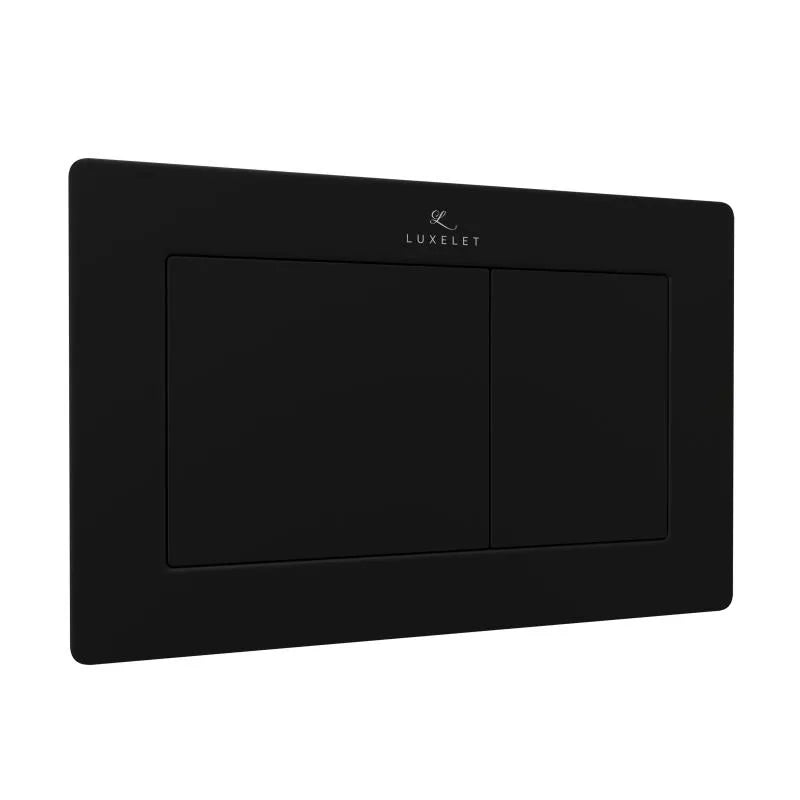 FLUSH PLATES - LUXELET -  ( MATTE BLACK - FLUSH PLATE - 0x0 mm - 0inchX0inch )