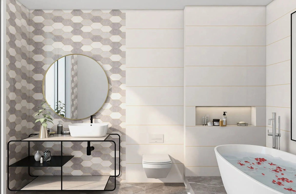 228 LIGHT - CHINA TILES -  (  -  - 600x300 mm - 24inchX12inch )