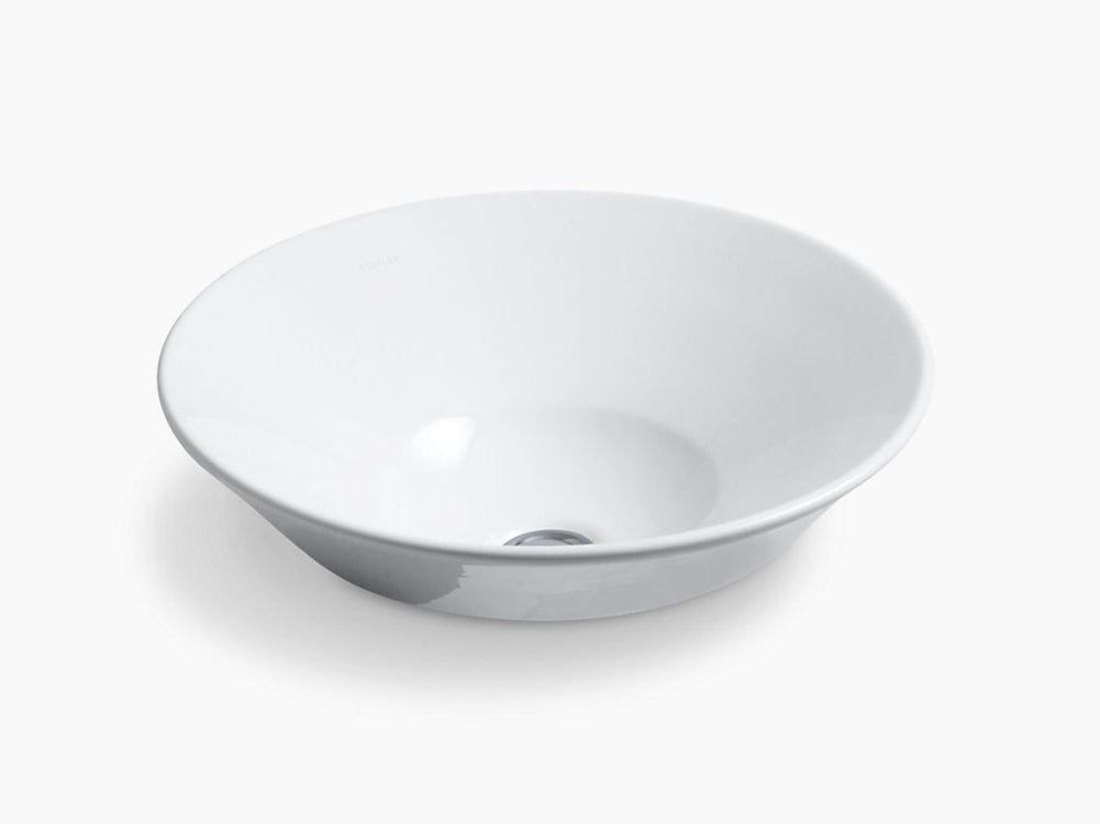 BELL-TABLETOP VESSELBASIN W/O FAUCETHOLE - KOHLER POPULAR -  ( WHITE - POPULAR - 0x413 mm - 0inchX16inch )