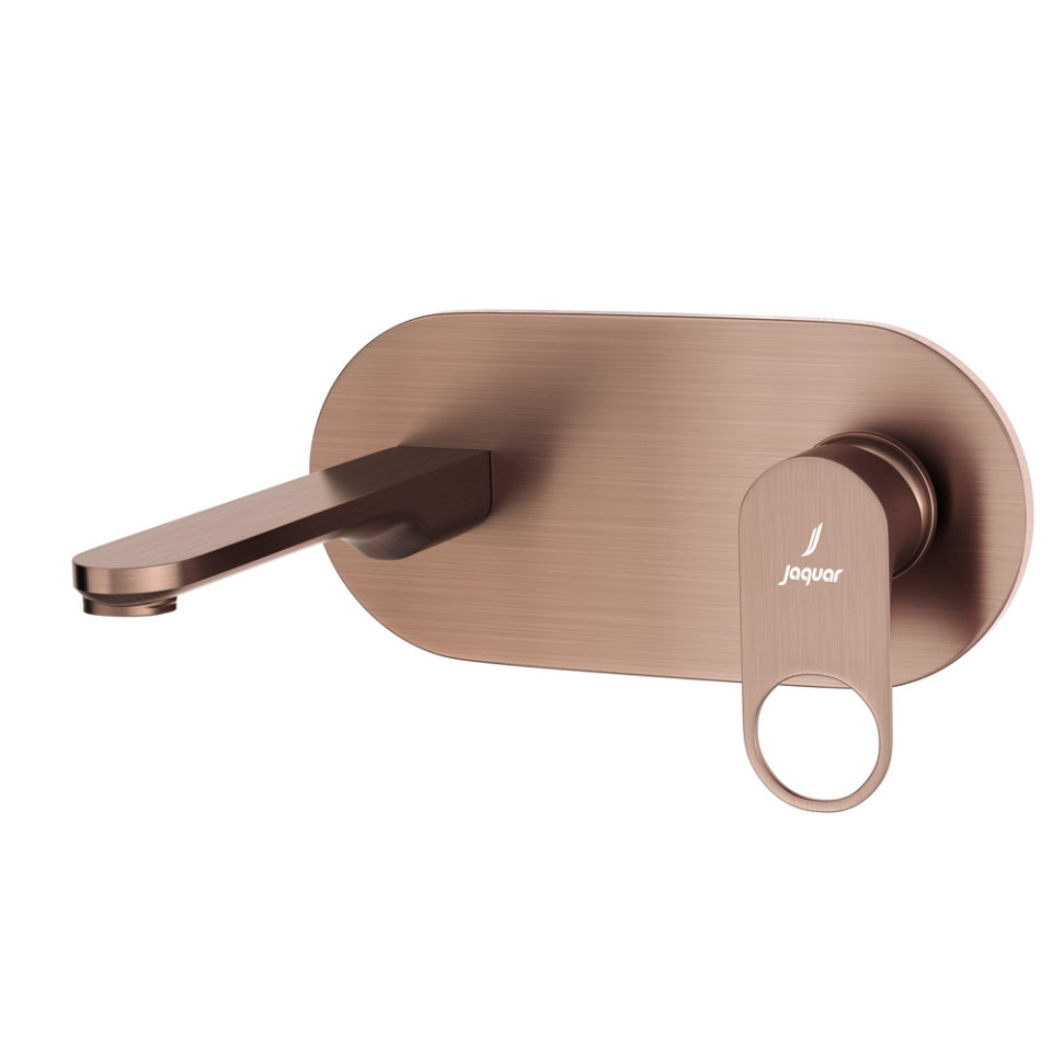 EXPOSED PART KIT OF SINGLE LEVER BASIN MIXER WALL MOUNTED - JAQUAR FAUCETS -  ( ANTIQUE COPPER - ORNAMIX PRIME - 0x15 mm - 0inchX0.5inch )