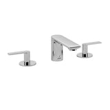 TABLE MOUNT 3-HOLE BASIN MIXER WITH CASTED SPOUT, LEVER HANDLE AND WITHOUT POPUP WASTE SYSTEM - JAQUAR FAUCETS - ( CHROME - LAGUNA - 0x15 mm - 0inchX0.5inch )