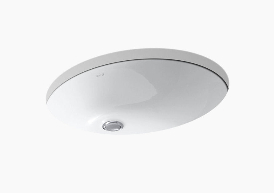 CAXTON-UNDERCOUNTER W/BASIN W/O OVERFLOW - KOHLER POPULAR -  ( WHITE - POPULAR - 536x435 mm - 21inchX17inch )