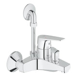 BAUFLOW 1-HANDLE BATH/SHOWER MIXER, L BEND - GROHE-G2 -  ( CHROME - G2 - BAUCONTEMPORARY - 0x15 mm - 0inchX0.6inch )
