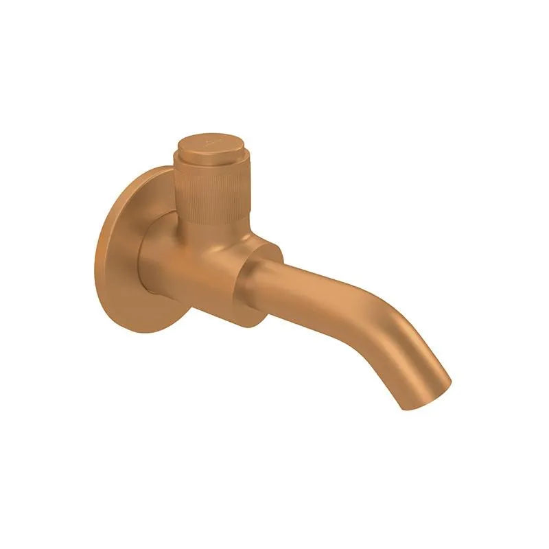 BIB COCK W/FLANGE - LUXELET -  ( BRUSHED BRONZE - GLORIO - 0x15 mm - 0inchX0.5inch )