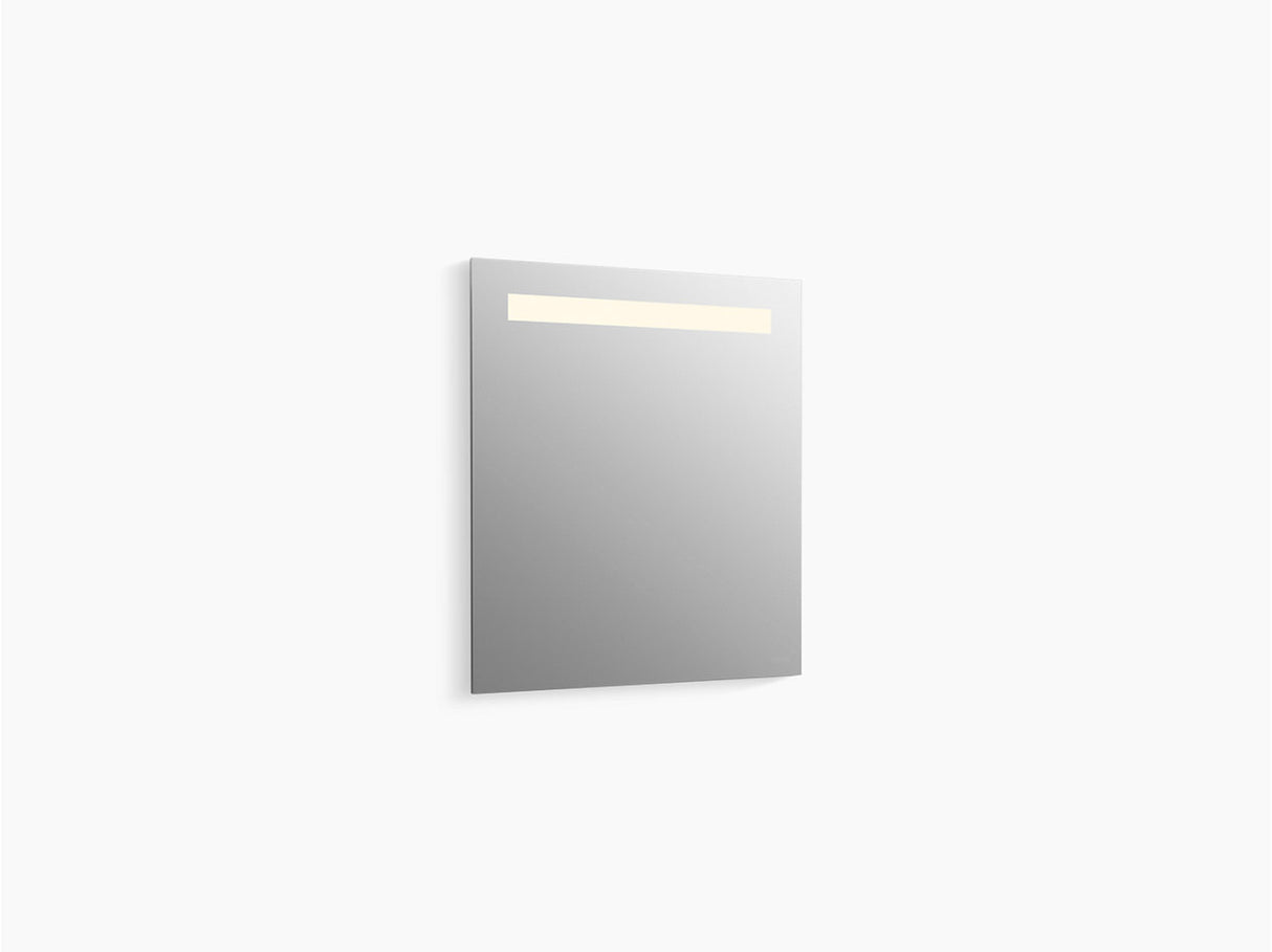 (PRUN) FOREFRONT-LED MIRROR WITH DIGITAL CLOCK & GOLD FRAME- KOHLER LUXURY - ( - LUXURY - 600x650 mm - 24inchX26inch)
