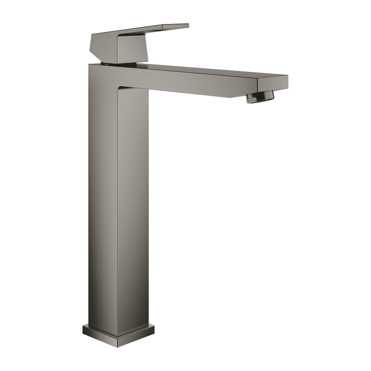 EUROCUBE 1-HANDLE BASIN MIXER WITHOUT POP UP, XL SIZE - GROHE -  ( BRUSHED HARD GRAPHITE - G5 - EUROCUBE - 0x10 mm - 0inchX0.4inch )