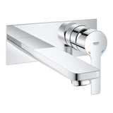 LINEARE 2-HOLE, 1-HANDLE WALL-MOUNT BASIN MIXER, L SIZE - GROHE -  ( CHROME - G4 - LINEARE - 0x10 mm - 0inchX0.38inch )