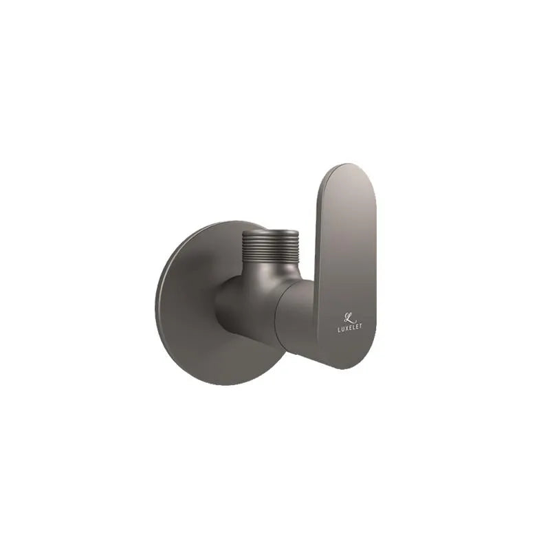ANGLE COCK W/FLANGE - LUXELET -  ( BLACK GRAPHITE - ALLIED - 0x15 mm - 0inchX0.5inch )