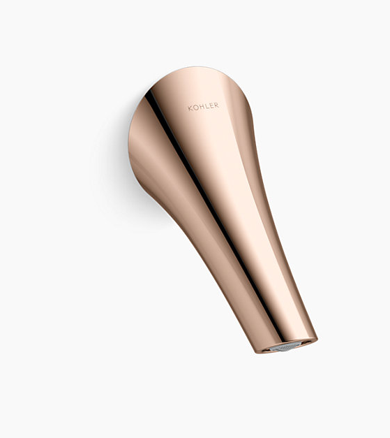 VIVE BATH SPOUT W/O DIVERTER - KOHLER PREMIUM -  ( ROSE GOLD - PREMIUM - 0x15 mm - 0inchX0.5inch )