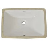 WASH BASIN U/COUNTER - GLOCERA SWARE -  ( STAR WHITE - EDGE - 540x390 mm - 21.5inchX15.5inch )