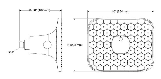 GLASS EXTENSION HT. (2100-2150MM)- KOHLER PREMIUM -  ( POLISHED CHROME - PREMIUM - 0x0 mm - 0inchX0inch )