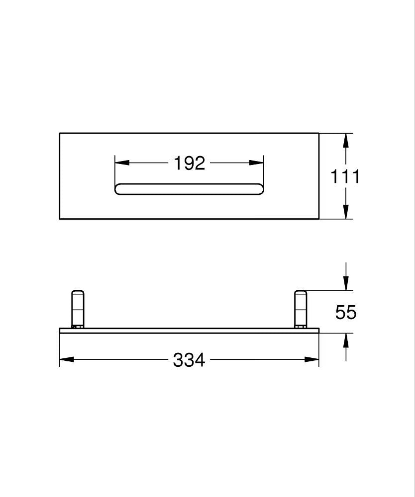 RSH AQUA CASCADE CEILING SHW COVER - GROHE -  (  - G5 - RAINSHOWER AQUA - 0x15 mm - 0inchX0.5inch )