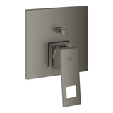 EUROCUBE 1-HANDLE BATH/SHOWER MIXER - GROHE -  ( BRUSHED HARD GRAPHITE - G5 - EUROCUBE - 0x15 mm - 0inchX0.6inch )