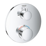 GROHTHERM THERMOSTATIC BATH MIXER ROUND, 2-WAY DIVERTER - GROHE-G2 - (CHROME - G2 - GROHTHERM - 0x0 mm - 0inchX0inch)