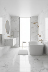 FLOREST WHITE - INDIAN TILES - ( - CRIST MATT BASE - 1200x600 mm - 48inchX24inch)