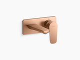 ALEO-SL W/M LAVATORY FAUCET TRIM + VALVE - KOHLER PREMIUM -  ( VIBRANT BRUSHED ROSE GOLD - PREMIUM - 0x15 mm - 0inchX0.5inch )