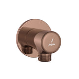 WALL OUTLET 30MM DIA, 40MM LONG ROUND SHAPE - JAQUAR FAUCETS -  ( BLUSH GOLD PVD - SHOWER ACC. - 0x15 mm - 0inchX0.5inch )