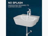 TABLE TOP W/BASIN SQUARE W/TAP HOLE - KOHLER POPULAR -  ( WHITE - POPULAR - 550x550 mm - 22inchX22inch )