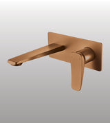 SINGLE LEVER BRASS BASIN MIXER FOAM FLOW - AQUANT -  ( BRUSHED ROSE GOLD - WAVE SERIES - 0x0 mm - 0inchx0inch )
