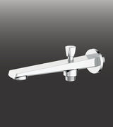 BRASS BUTTON SPOUT WITH HAND SHOWER CONNECTION - AQUANT -  ( CHROME - WAVE SERIES - 0x0 mm - 0inchx0inch )