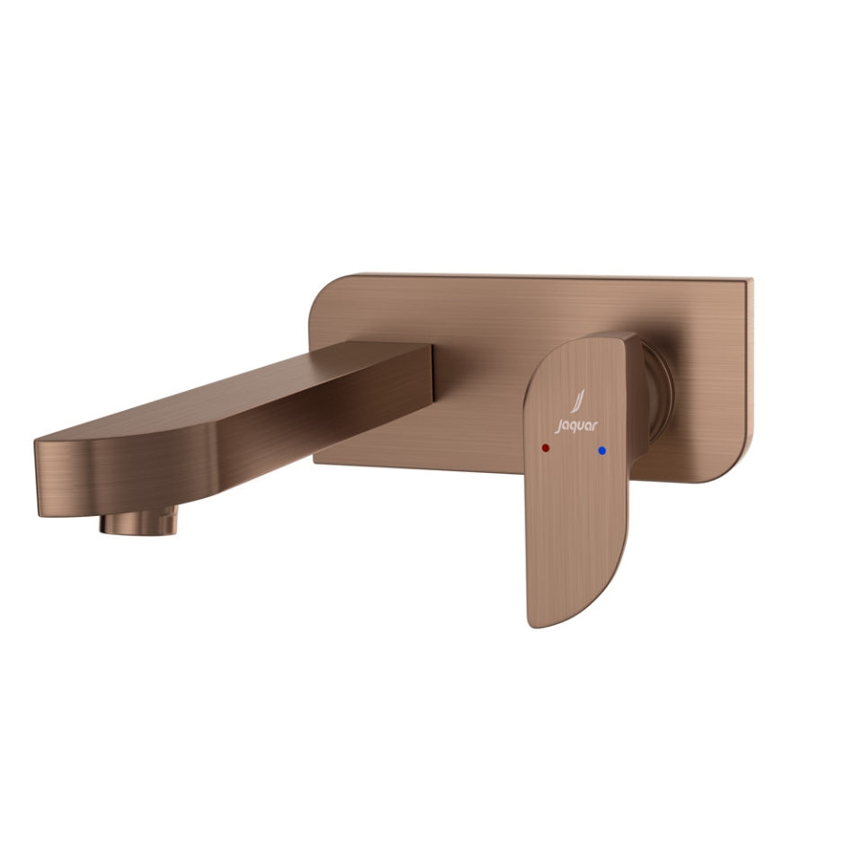 EXPOSED PART KIT OF SINGLE CONCEALED STOP COCK & SPOUT - JAQUAR FAUCETS -  ( ANTIQUE COPPER - ALIVE - 0x15 mm - 0inchX0.5inch )