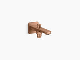 FLUENCE WALL-MOUNT BATH SPOUT WITH DIVERTER - KOHLER PREMIUM -  ( VIBRANT BRUSHED ROSE GOLD - PREMIUM - 0x15 mm - 0inchX0.5inch )