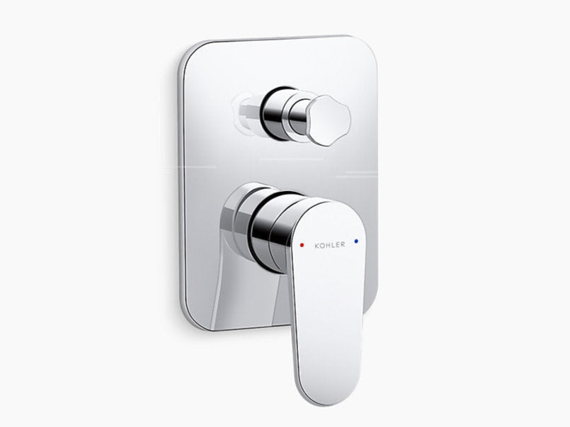 AT230 RECESSED BATH & SHOWER TRIM - KOHLER POPULAR -  ( POLISHED CHROME - POPULAR - 0x0 mm - 0inchx0inch )