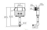 (PRUN)INSTAFLUSH-WALL TANK W/O FRAME MECH - KOHLER PREMIUM -  ( MECHANICAL - PREMIUM - 805x510 mm - 20inchX0inch )