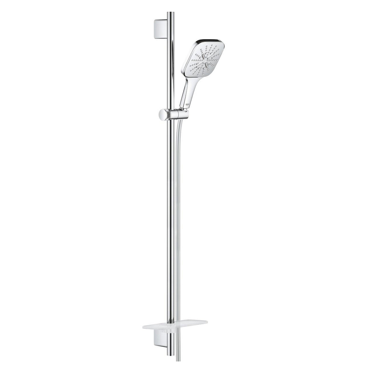 RAINSHOWER SMARTACTIVE 130 CUBE SHOWER RAIL SET 3 SPRAYS - GROHE - (CHROME - G5-RAINSHOWER - 0x0 mm - 0inchX0inch)