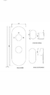 (PRUN)AQUAMAX CONCEALED + EXPOSED PART KIT OF THERMOSTATIC SHOWER MIXER WITH 3-WAY DIVERTER & SLEEVE - JAQUAR FAUCETS - ( WHITE MATT - OPAL PRIME - 0x15 mm - 0inchX0.5inch )