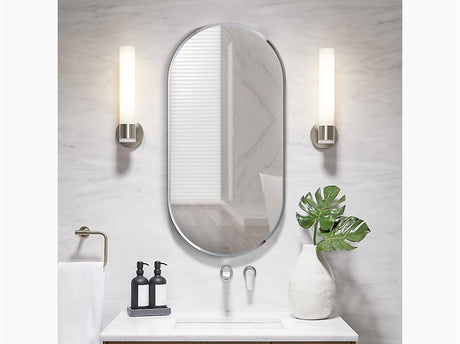 ESSENTIAL CAPSULE MIRROR FRAMED - KOHLER PREMIUM -  ( POLISHED CHROME - PREMIUM - 1016x501 mm - 40.64inchX20.04inch )