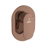 SINGLE LEVER EXPOSED PARTS KIT OF DEUSCH MIXER CONSISTING OF OPERATING LEVER, CARTRIDGE SLEEVE & WALL FLANGE WITH SEALS (COMPATIBLE WITH ALD-227 OR ALD-229) - JAQUAR FAUCETS - (BLUSH GOLD PVD - OPAL PRIME - 0x15 mm -  0inchX0.5inch)