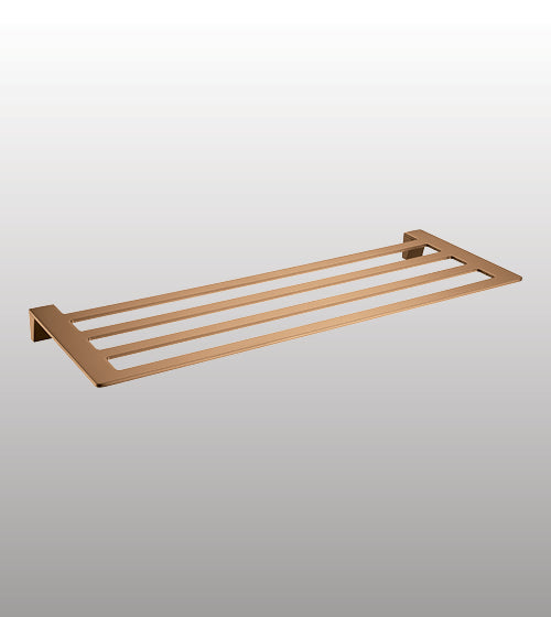 TOWEL RACK - AQUANT -  ( BRUSHED ROSE GOLD -  - 600x0 mm - 24inchX0inch )