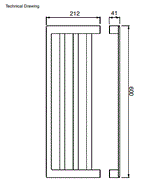 TOWEL RACK - AQUANT -  ( ROSE GOLD -  - 600x0 mm - 24inchX0inch )