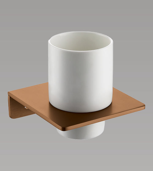 TUMBLER HOLDER - AQUANT -  ( BRUSHED ROSE GOLD - ACCESSORIES - 0x0 mm - 0inchx0inch )