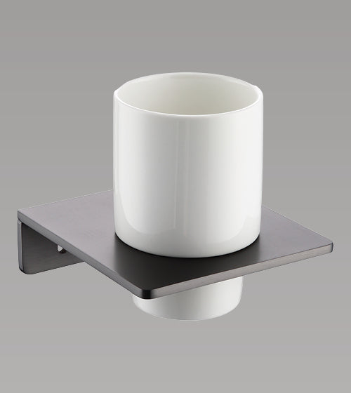 TUMBLER HOLDER - AQUANT -  ( GRAPHITE GREY - ACCESSORIES - 0x0 mm - 0inchx0inch )