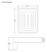 SOAP DISH - AQUANT -  ( BRUSHED GOLD - ACCESSORIES - 0x0 mm - 0inchx0inch )