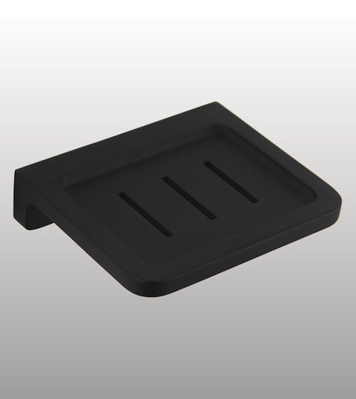 SOAP DISH - AQUANT -  ( MATT BLACK - ACCESSORIES - 0x0 mm - 0inchx0inch )