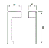 TOILET ROLL HOLDER - AQUANT -  ( CHROME -  - 0x0 mm - 0inchx0inch )