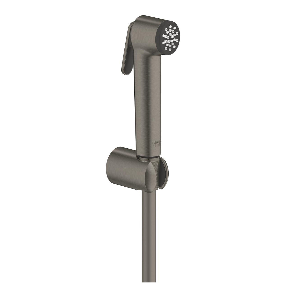 TEMPESTA TRIGGER SPRAY SET - GROHE -  ( BRUSHED HARD GRAPHITE - G5 - TEMPESTA - 0x15 mm - 0inchX0.6inch )