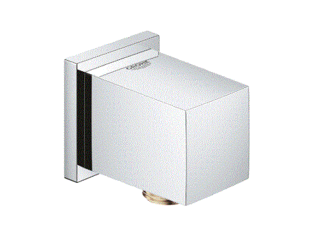 EUPHORIA CUBE WALL UNION - GROHE -  ( CHROME - G4 - EUPHORIA - 0x15 mm - 0inchX0.5inch )