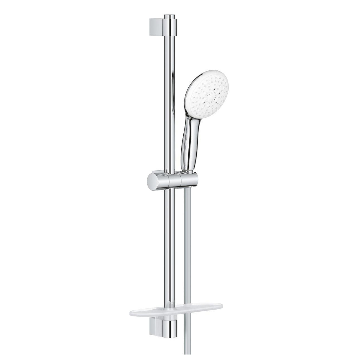 TEMPESTA 110 SHOWER RAIL SET 3-SPRAY, 600MM, WITH TRAY - GROHE -  ( CHROME - G3 - TEMPESTA - 0x15 mm - 0inchX0.6inch )